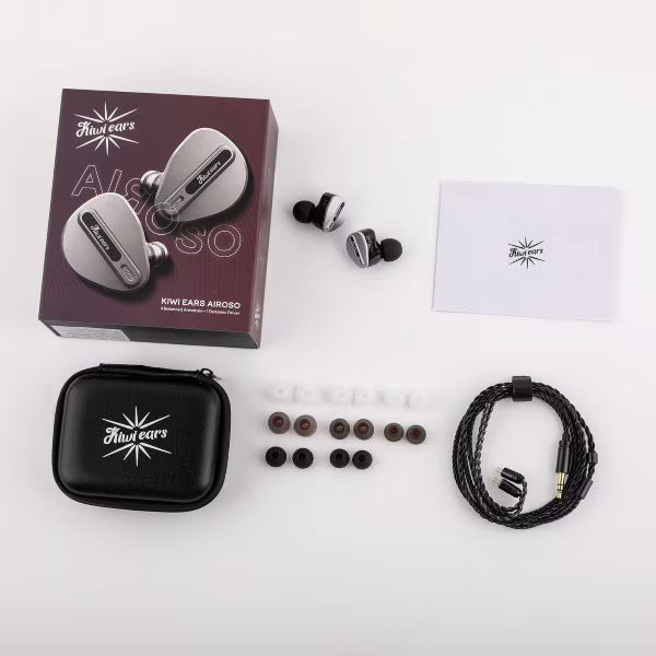 Kiwi Ears Airoso In-Ear Earphones with Hybrid Drivers (1DD + 4BA) KWI032