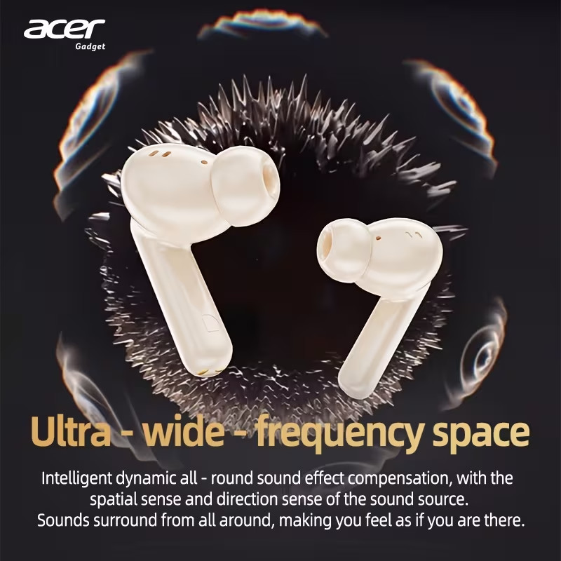 Acer’S New 2025 Model TWS Wireless Earbuds- Beige