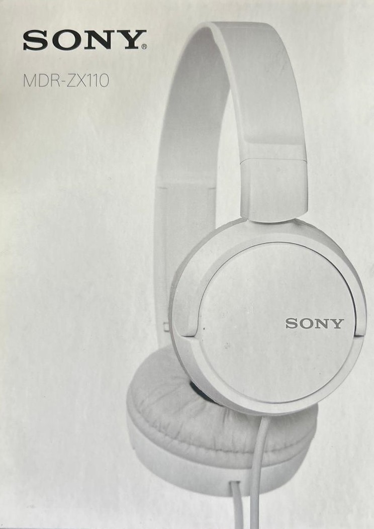 Sony MDR-ZX110 Ear-Pad (On the Ear) Headband Headphones – White