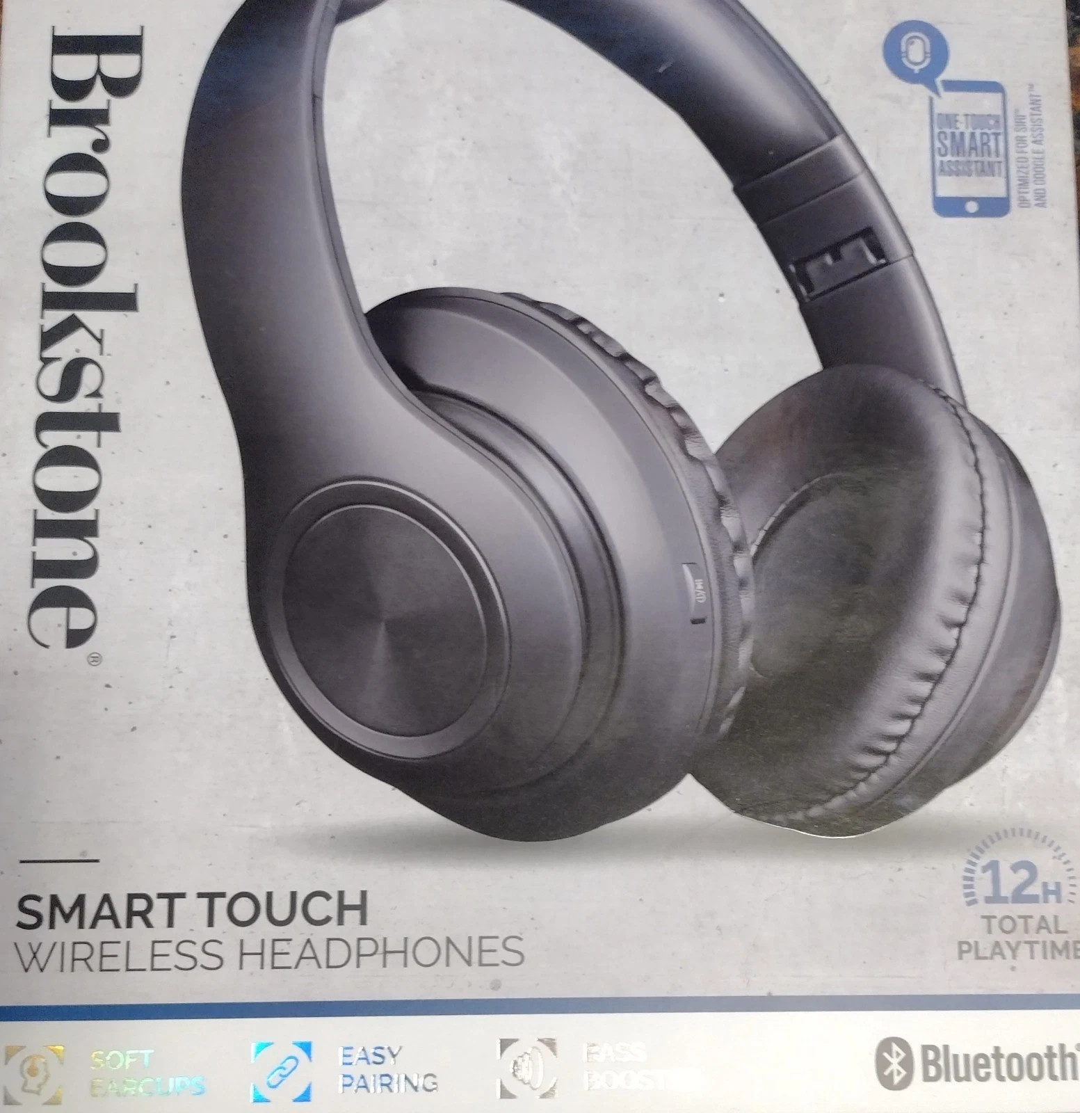 New Brookstone Wireless Headphones Voice Assistant Bluetooth 5.0