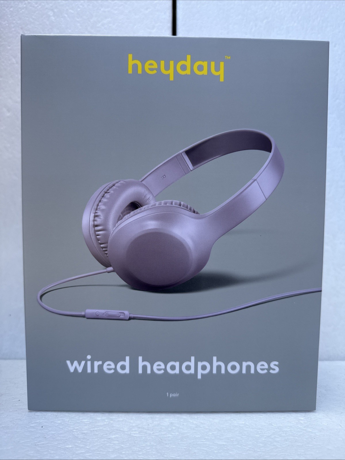 Heyday Wired On-Ear Headphones – Multiple Colors – Tangle-Free Cable – NEW