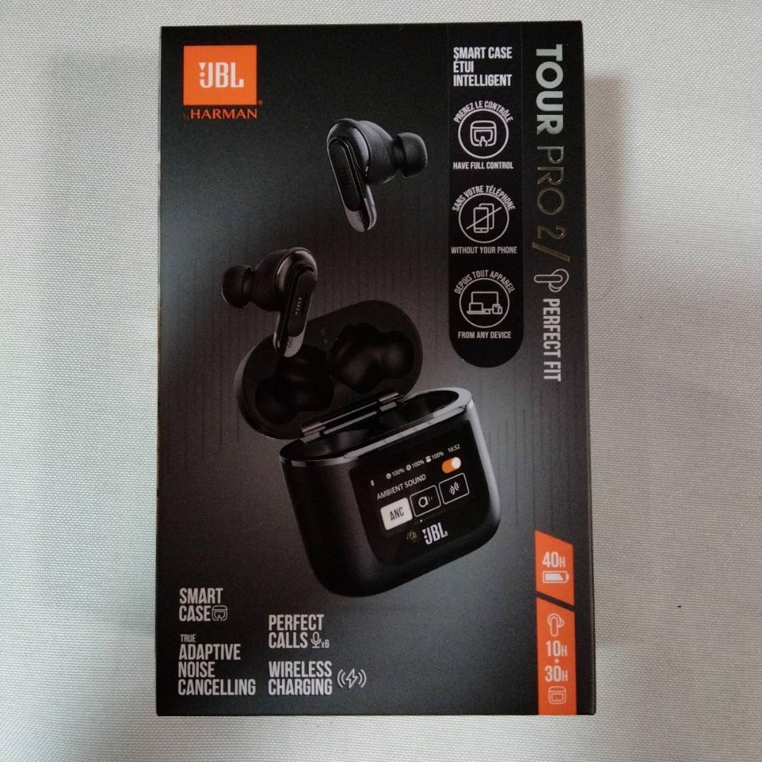 JBL TOUR PRO 2 Wireless Earphones Black Noise Canceling Smart Touch Display 10