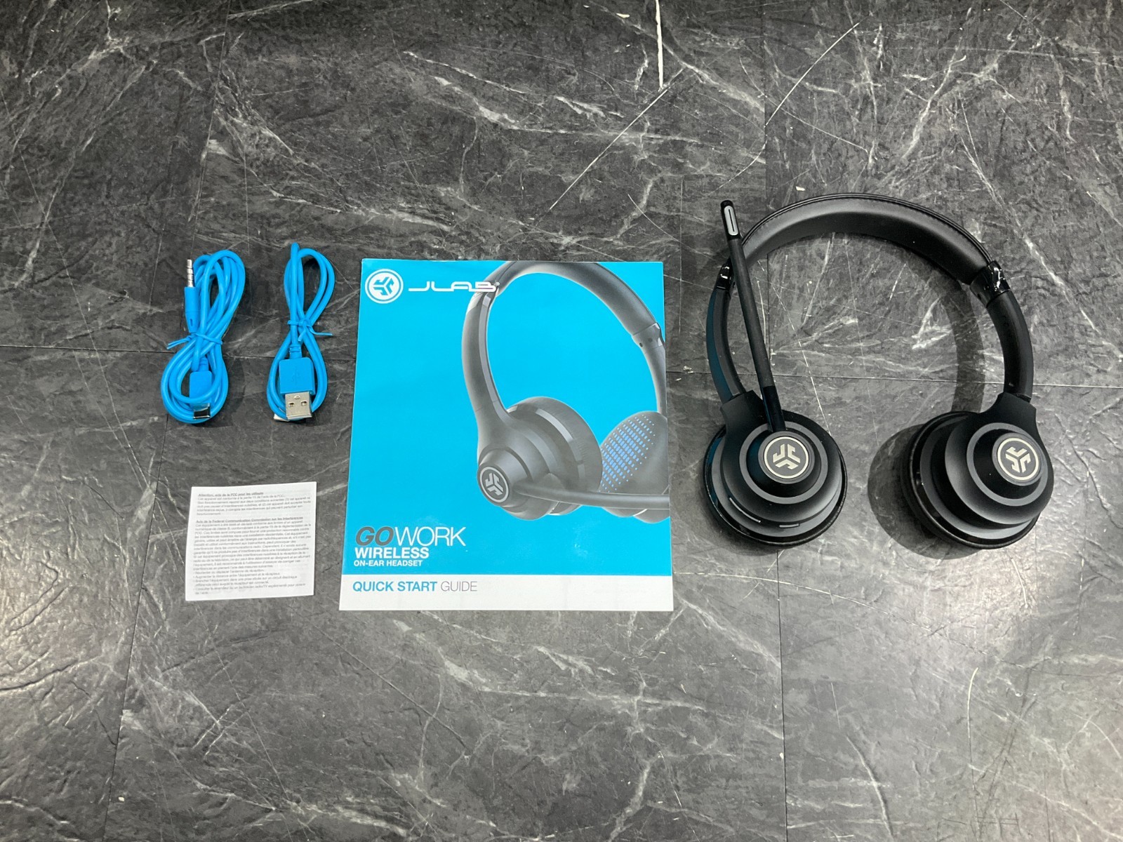 JLab Go Work Wireless Headset black HBGOWORKRBLK4 💚❤️💚❤️ NEW