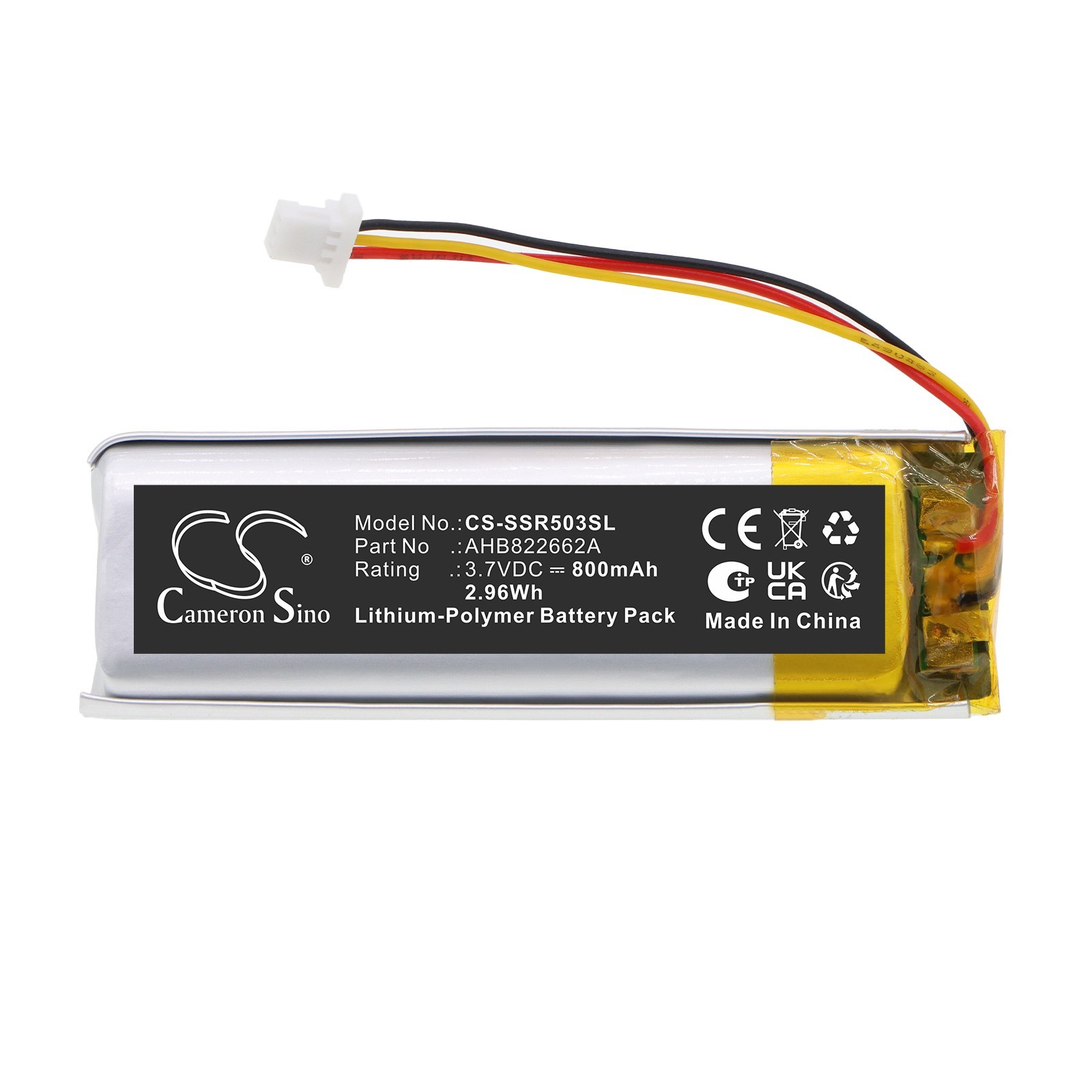 BATTERIE 800mAh Type AHB822662A For Sena 50R 3-Button Spider RT1