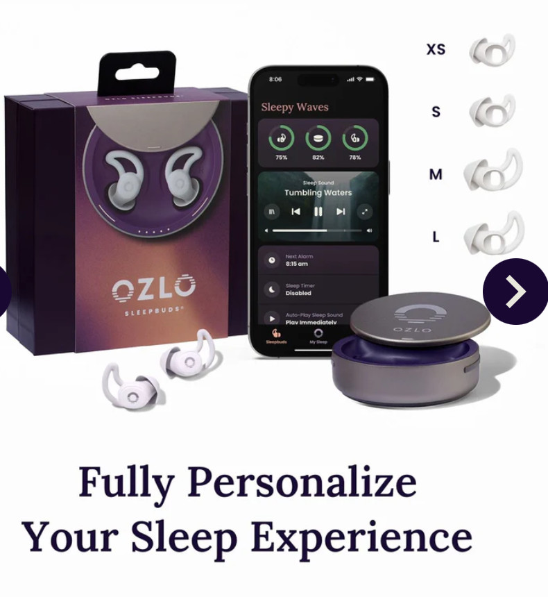 Ozlo Sleepbuds White Wireless Sleep Earbuds New
