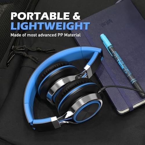 AILIHEN C8 Kids Wired Headphones with Microphone for School, On Ear Headsets …