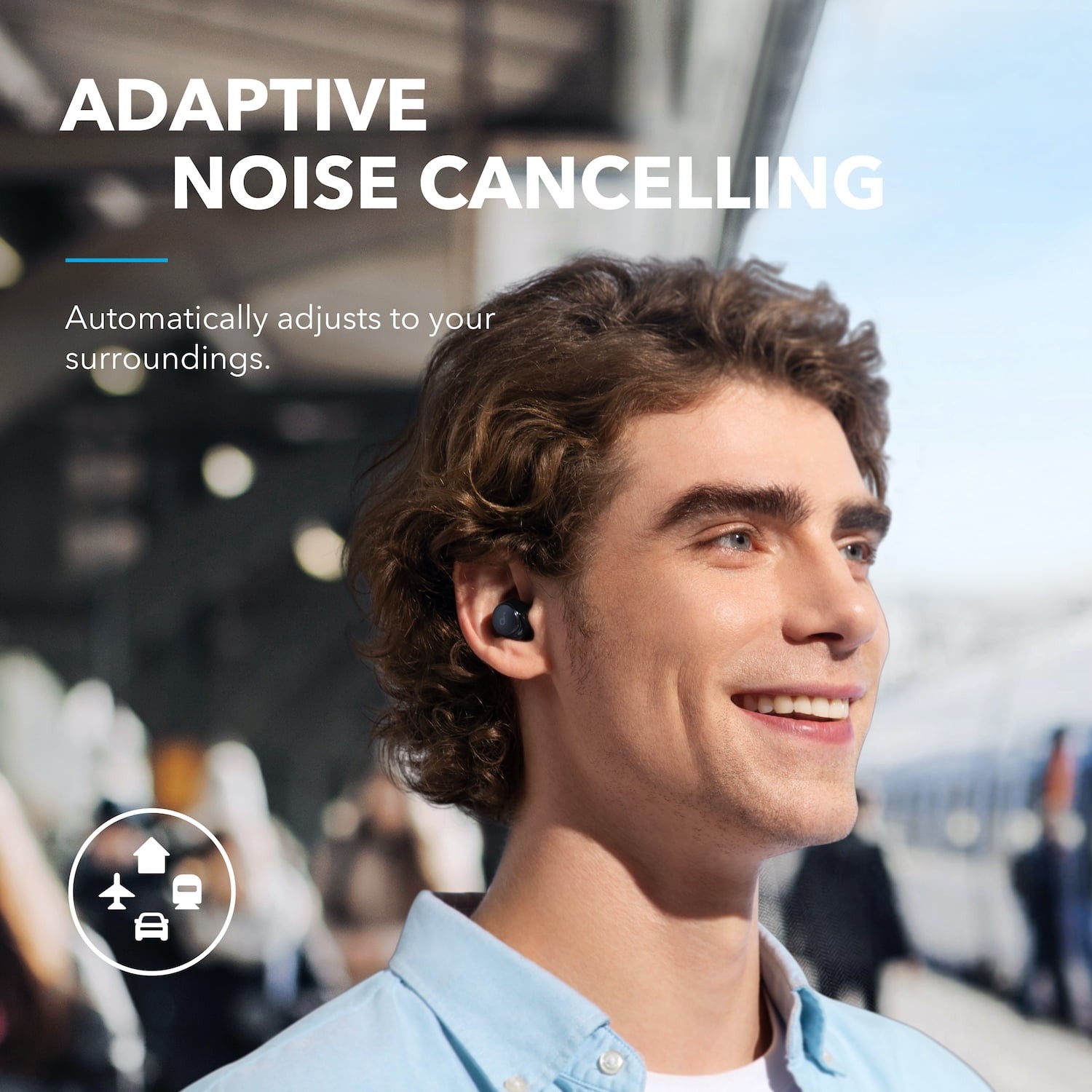 soundcore by Anker- Space A40 SE Earbuds True Wireless ANC Headphones, IPX4