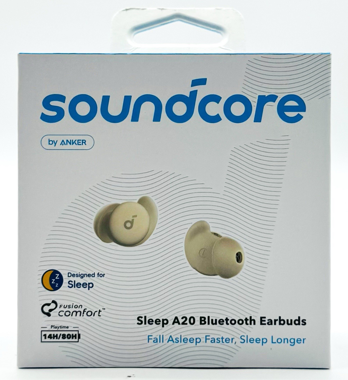 Soundcore Sleep A20 Noise Blocking Sleep Earbuds Sleep Monitor 80Hr Play – New