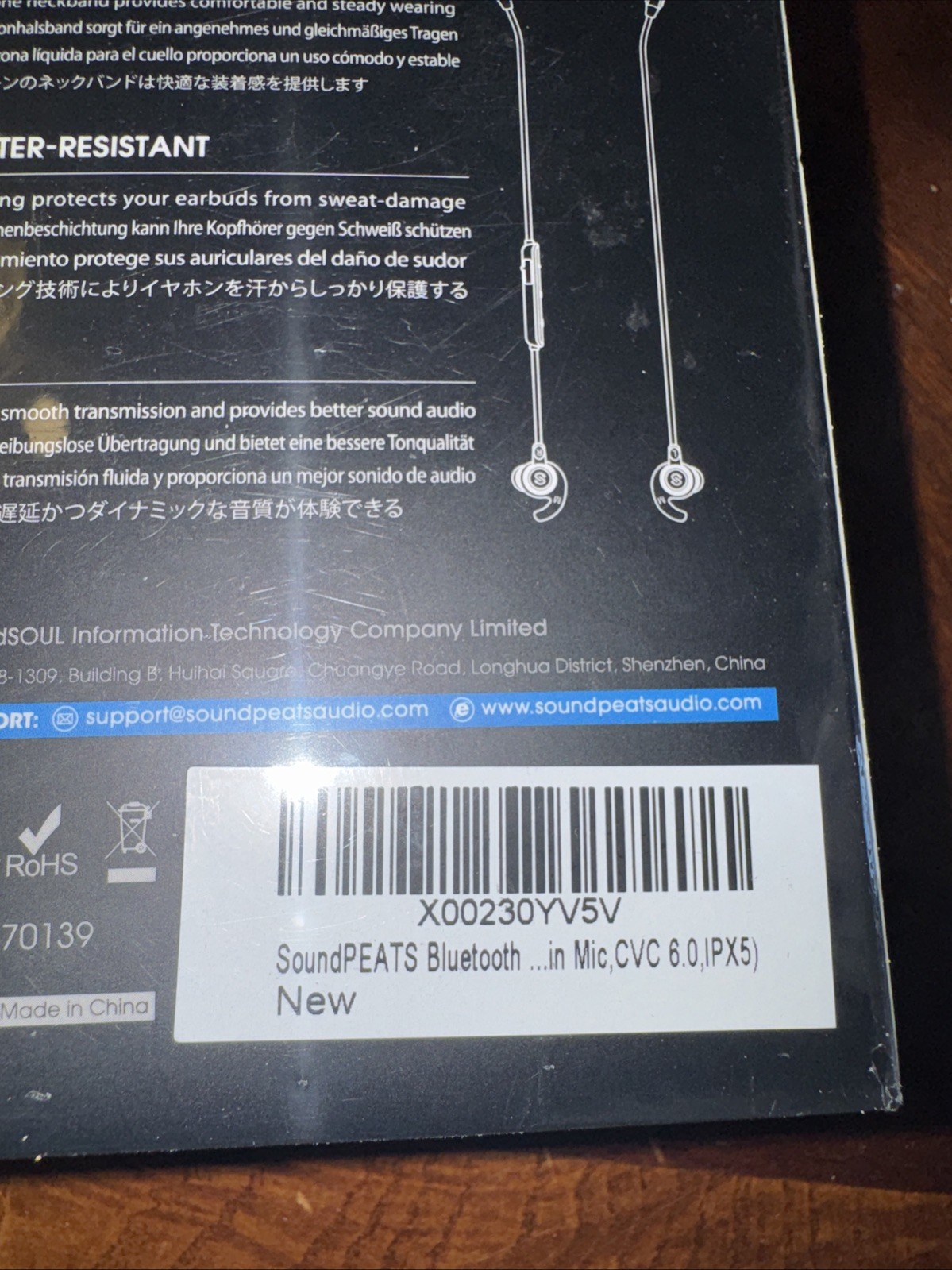 Force Bluetooth Wireless Neckband Earbuds BRAND NEW
