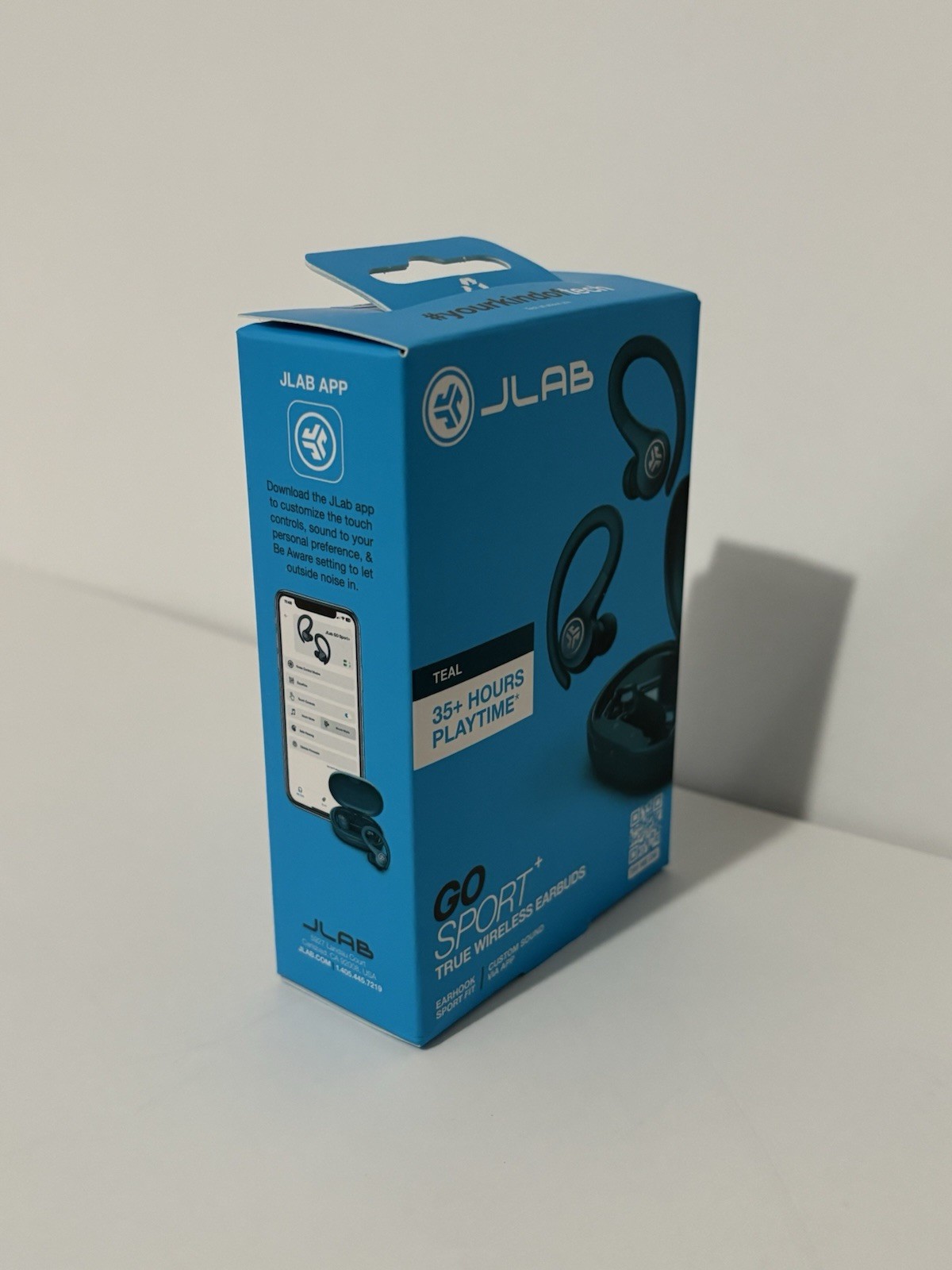 JLab EBGAIRPOPRSLT124 GO Air POP True Wireless In-Ear Headphones – Teal