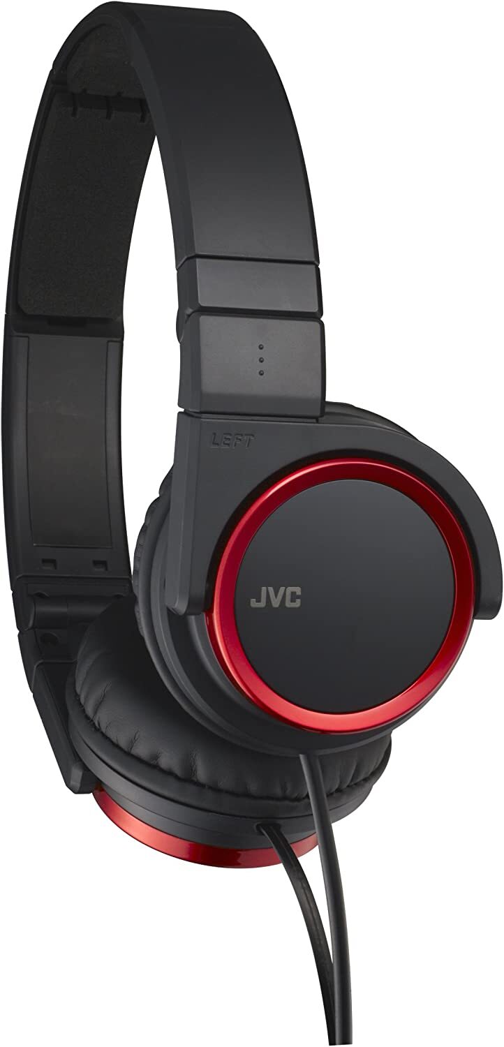 JVC Closed Headphones Foldable Red HA-S400-R From Japan