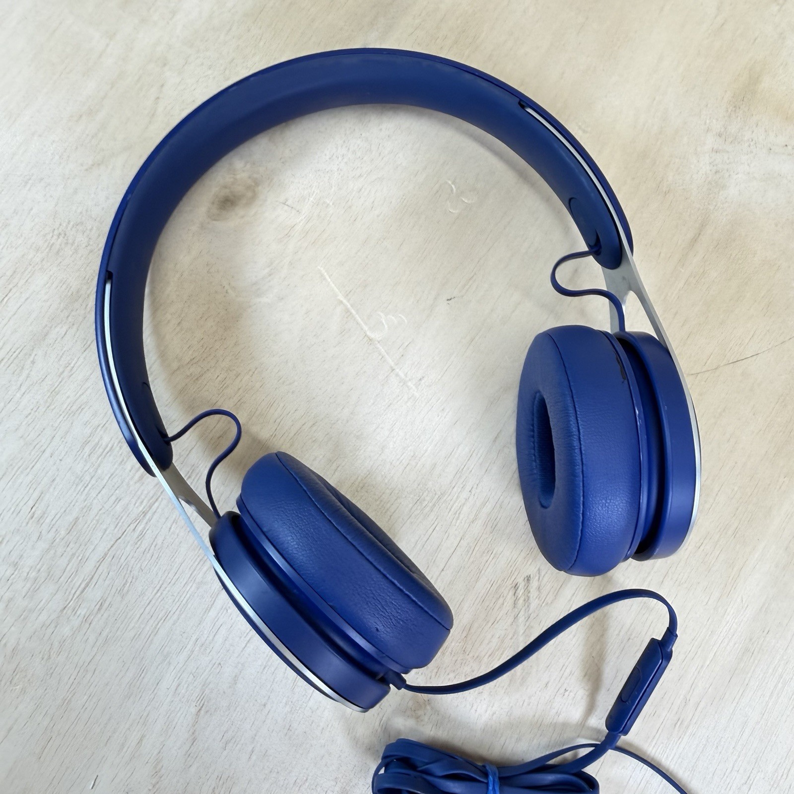 BEATS EP By Dr Dre ML9D2LLA Wired On Ear Headphones Blue Tested