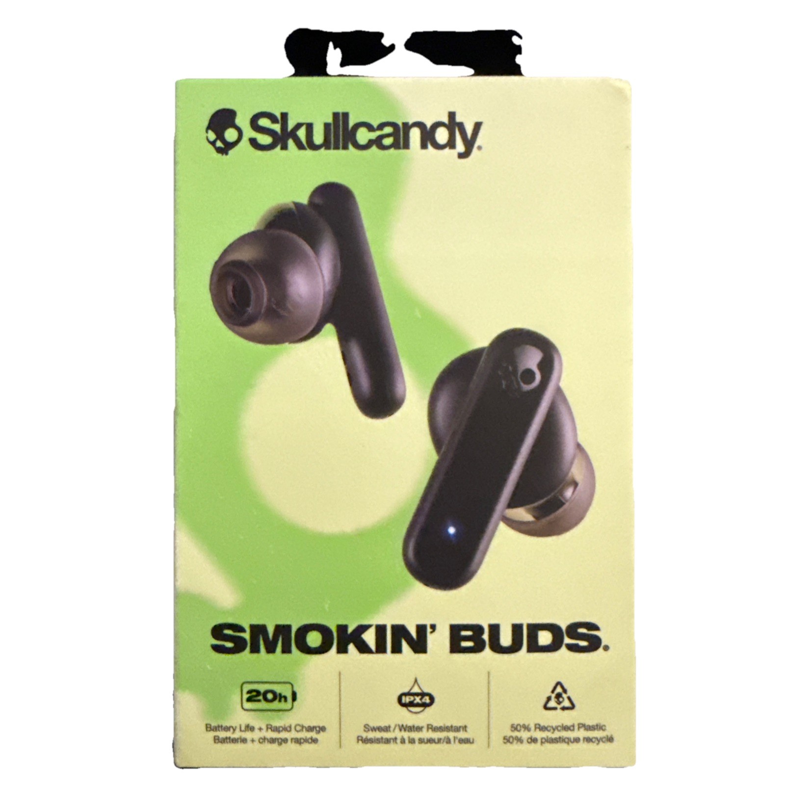 Skullcandy Smokin’ Buds True Wireless Earbuds New Sealed IPX4 20H