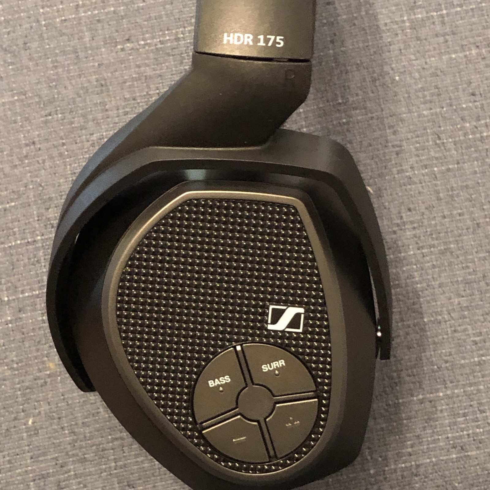 Sennheiser HDR 175 Black Wireless Adjustable Headband Over Ear Headphone Only