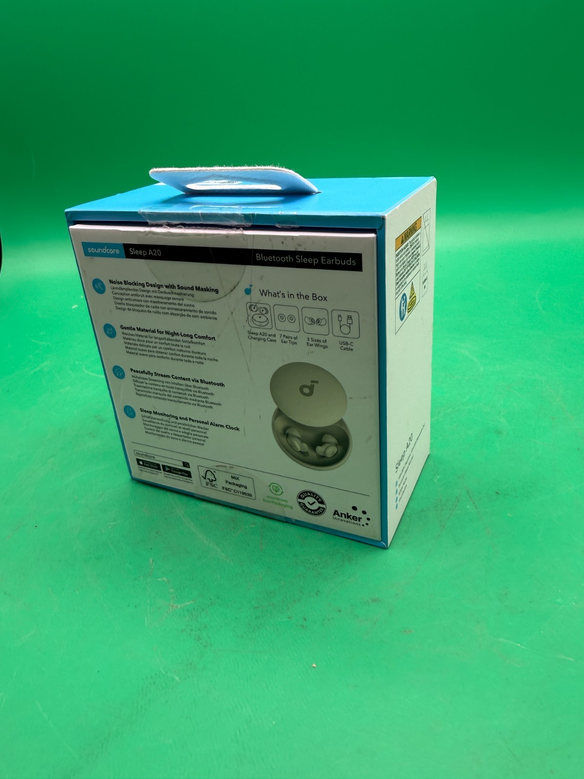 Soundcore Sleep A20 Earbuds Noise-Blocking, Sleep Headphones with Monitoring