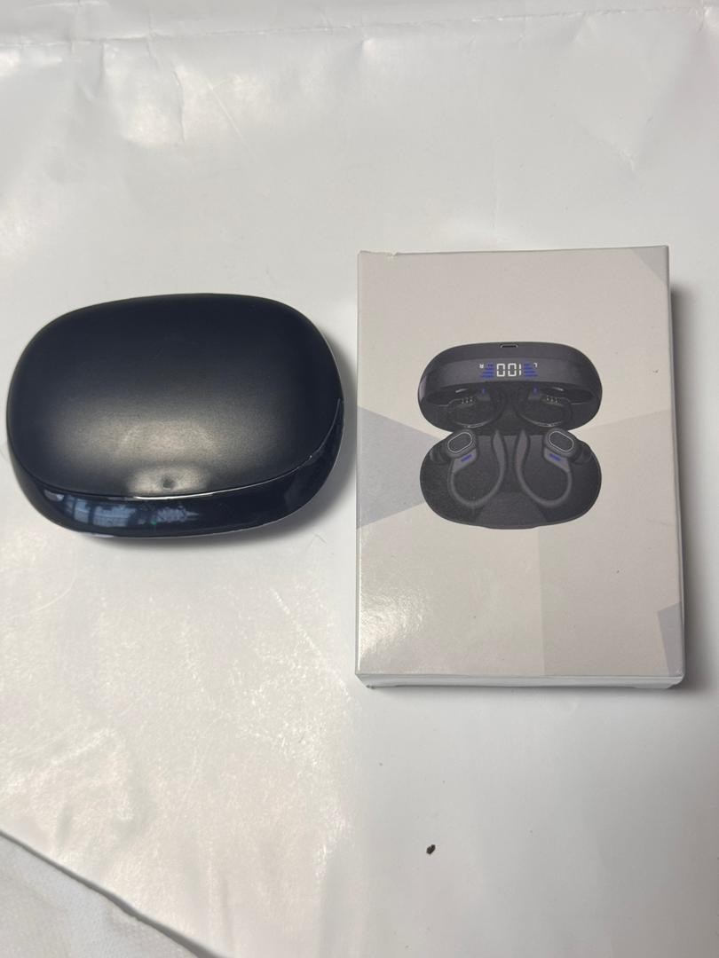 Wireless Bluetooth Earhook Earbuds LED Display Charging Case Noise Reduction