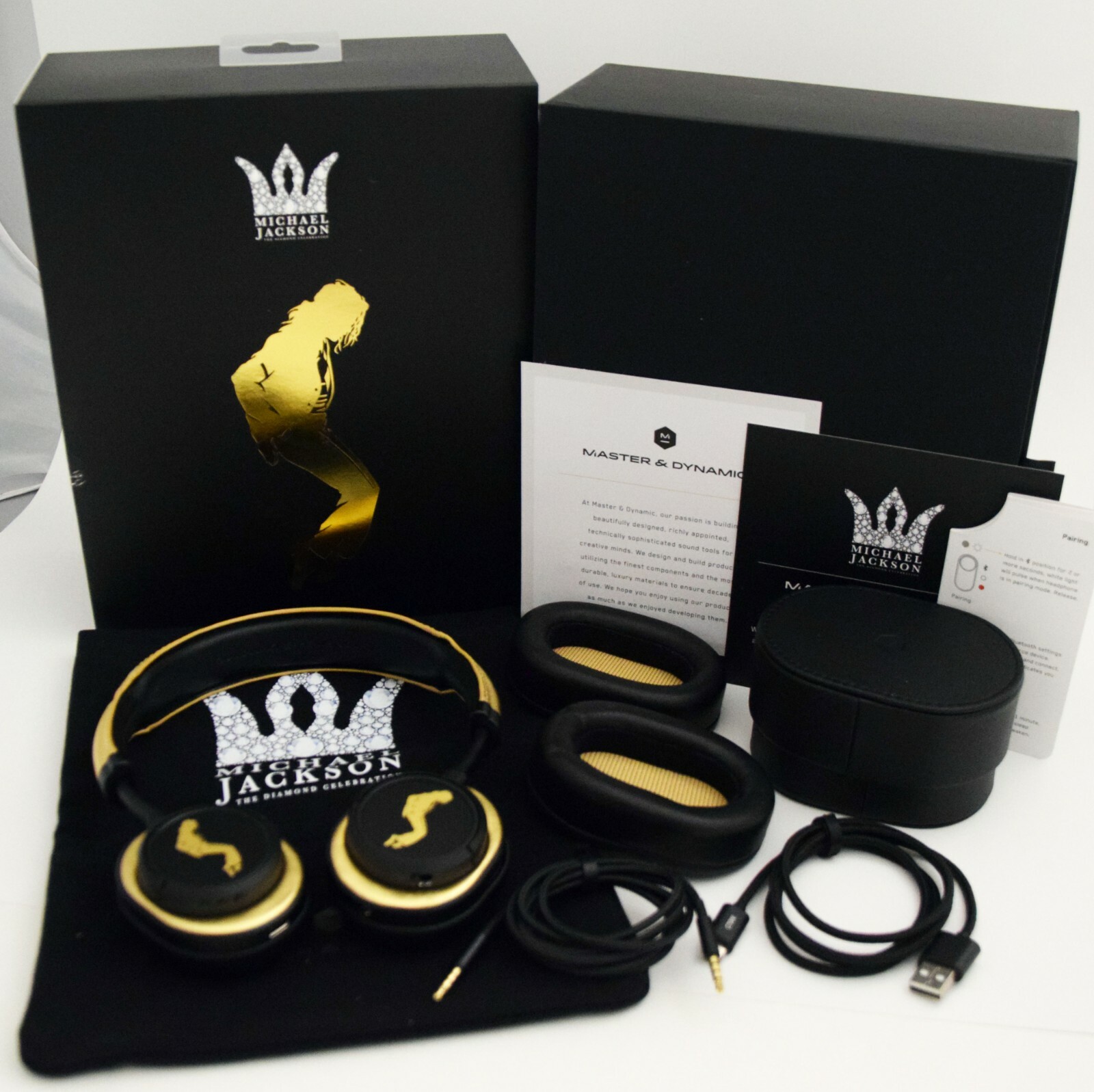 NEW Master & Dynamic MICHAEL JACKSON Bluetooth Limited Headphones Wireless MW50+