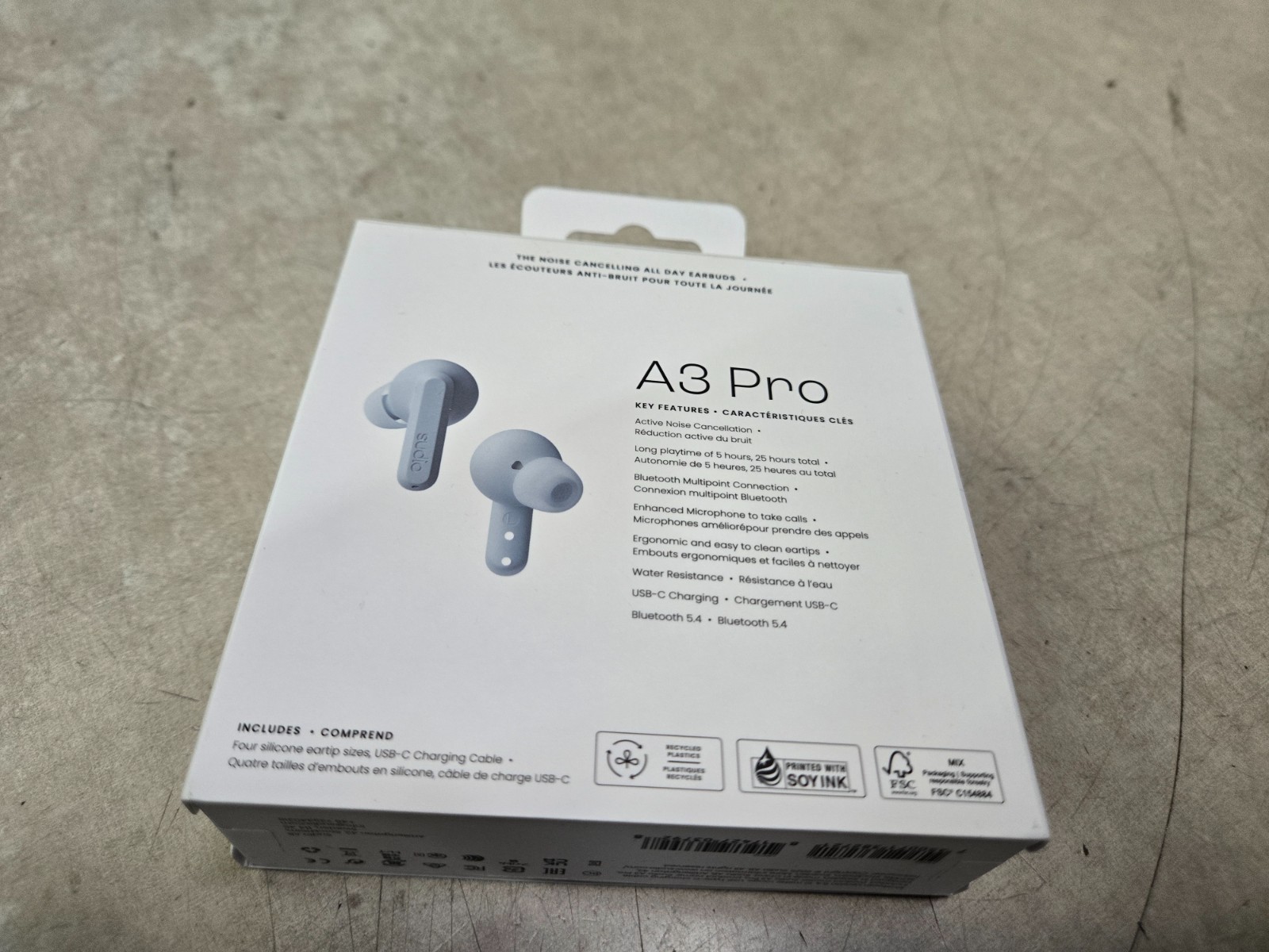 SEALED Sudio A3Pro The All-Day Noise Cancelling Earbuds Balanced Listening