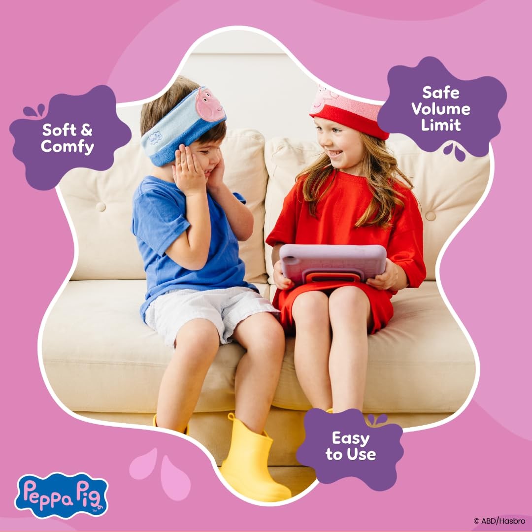 Bandou Peppa Pig Headphones – Kids Headband One size fits all,