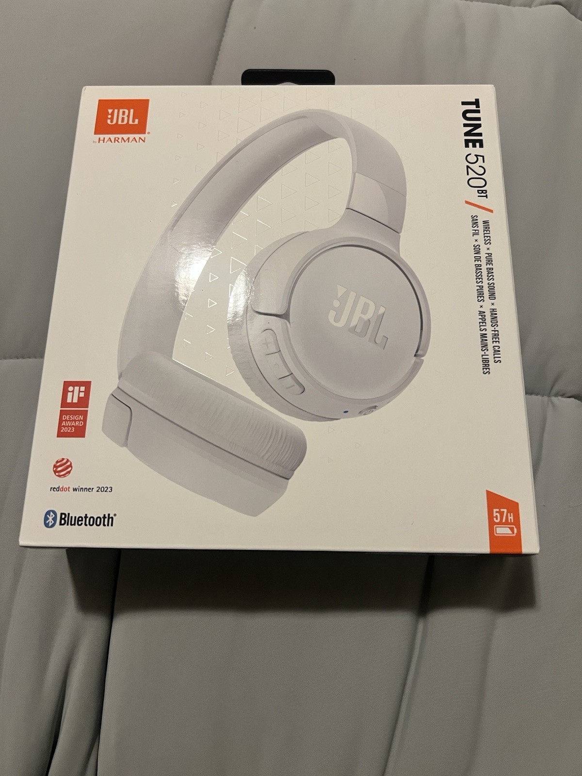 JBL by Harman Tune 520BT Wireless Bluetooth Headphones