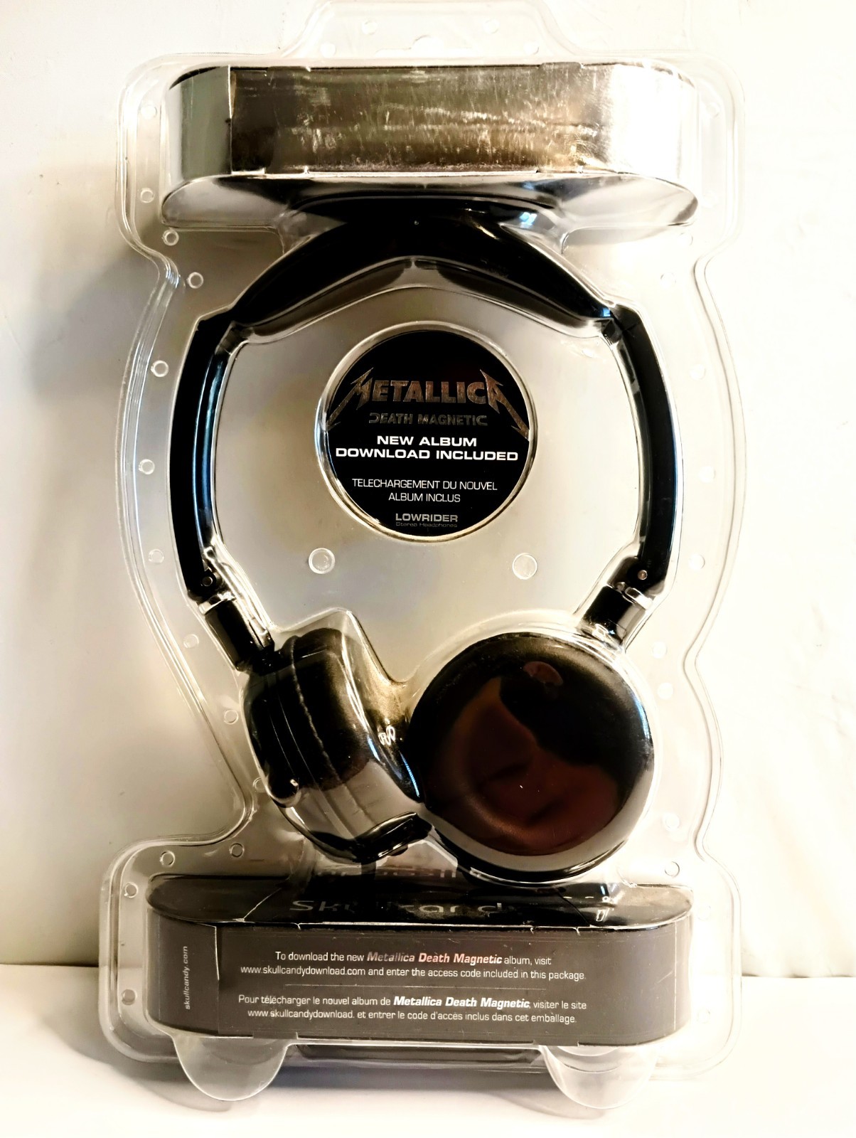 Skullcandy Metallica Low Rider On Ear 40mm Headphones NEW SEALED Limited Edition