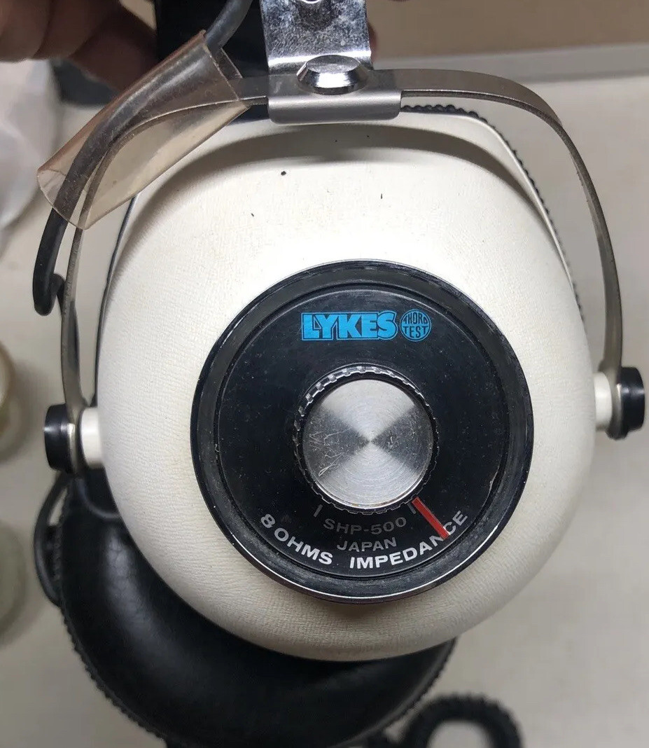 Lykes SHP 500 Stereo Headphones- White Untested
