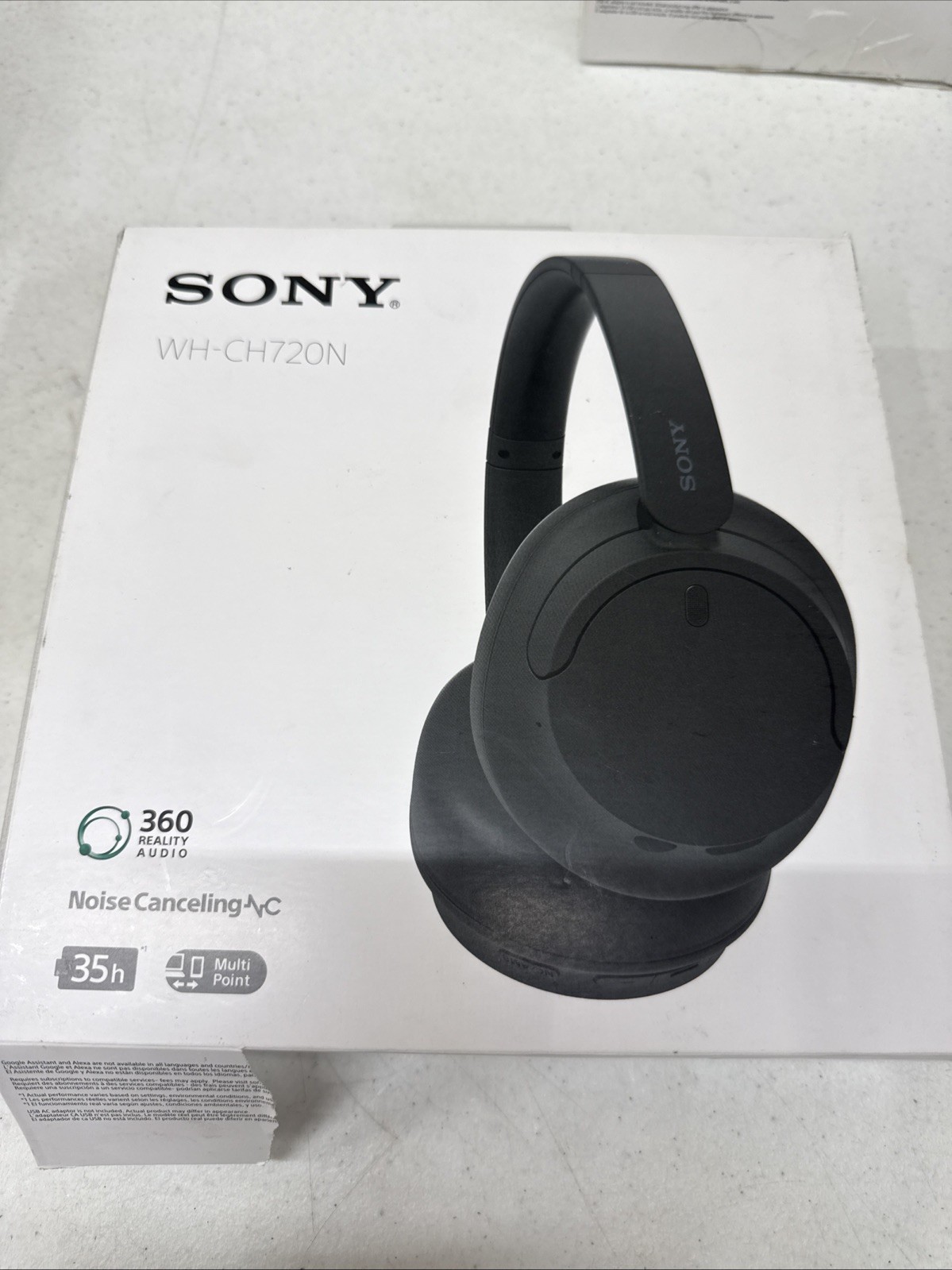 Sony WH-CH720N Wireless Noise Cancelling Headphone, Black – Open Box