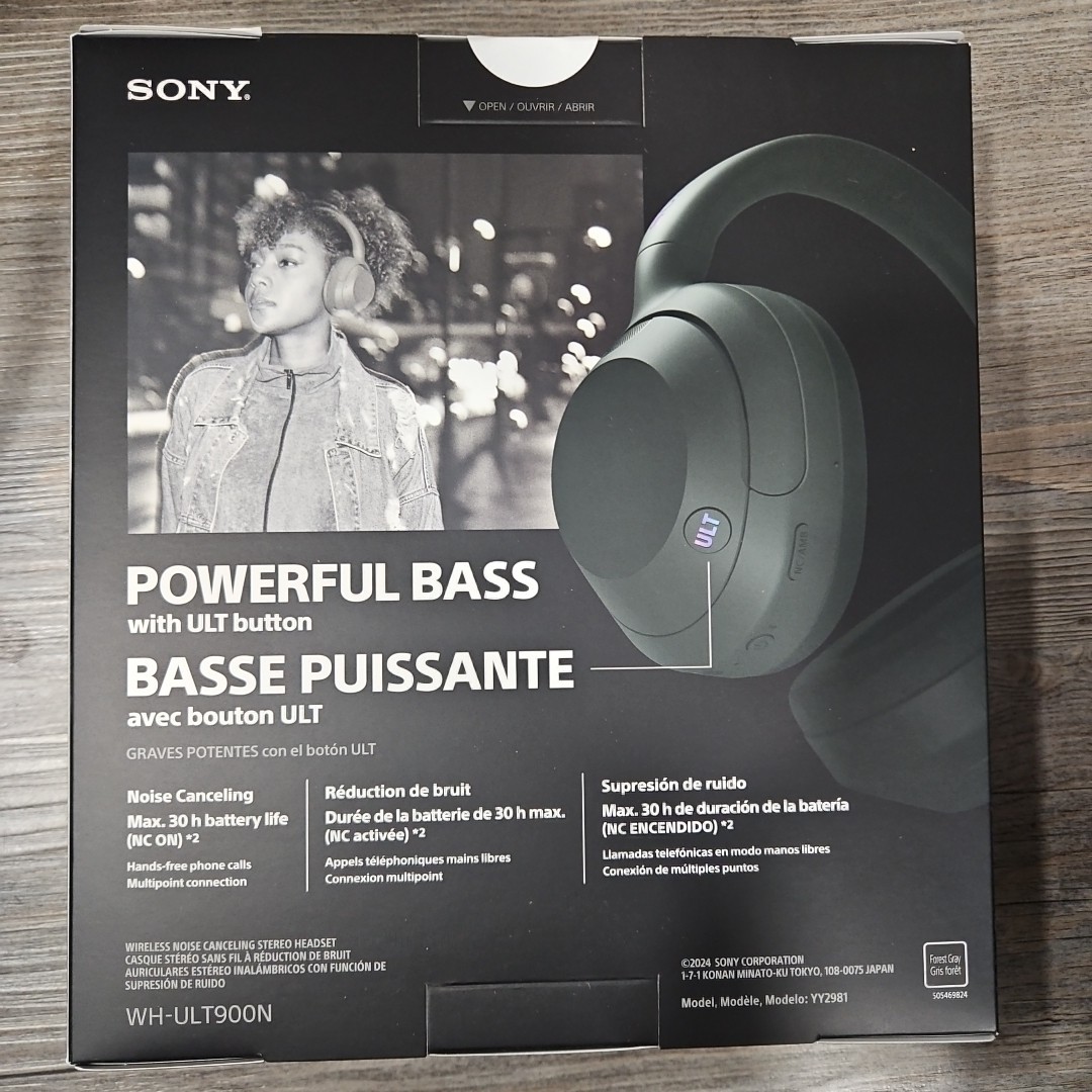 Sony ULT WEAR Wireless Noise Canceling Headphones WH-ULT900N – Forest Gray