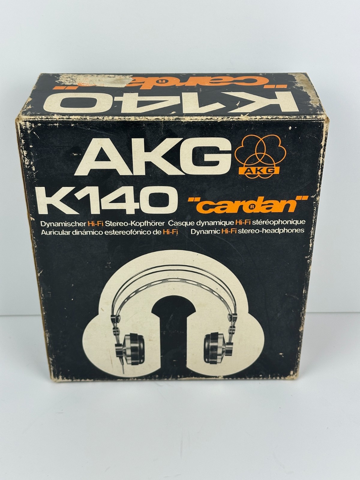 Vintage AKG K140 Headphones Made in Austria Complete in Box w/ Manuals Rare BF