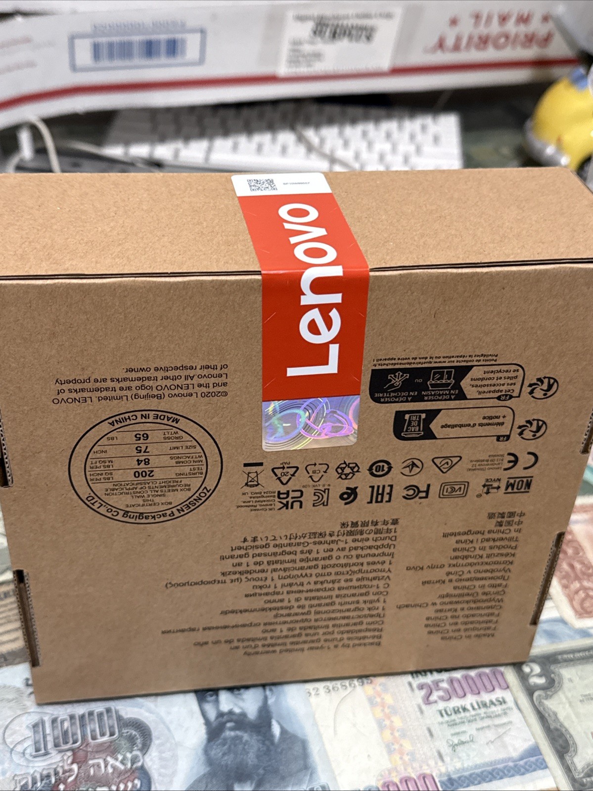 Lenovo 100 USB Headset – Plug and Play with USB-A. New Sealed Box