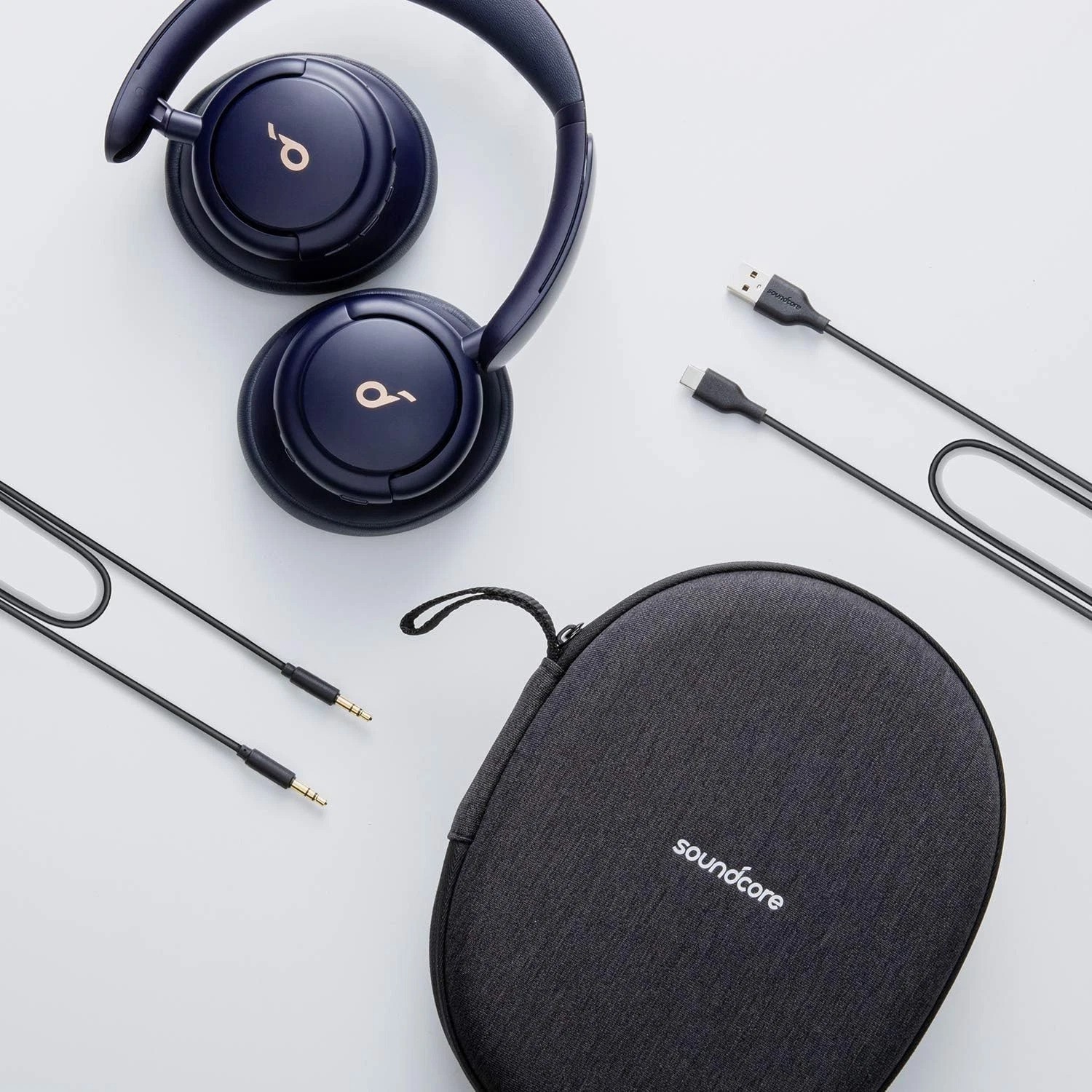 Life Q30 Hybrid Active Noise Cancelling Headphones – 50H Playtime, Hi-Res Sound