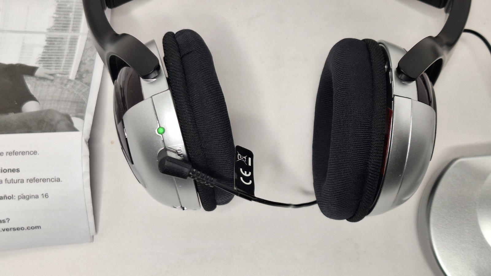 Unisar TV Listener J3 TV920 Headband Wireless Headphones NO Power Cord