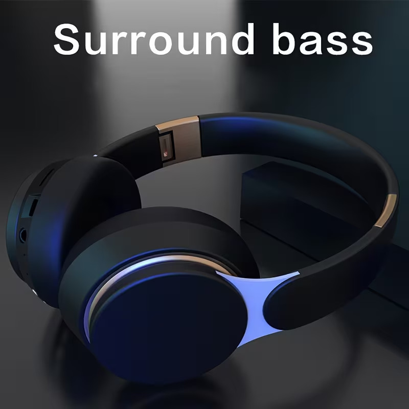Wireless Headphone Bluetooth Over Ear Foldable Stereo Headsets XBASS