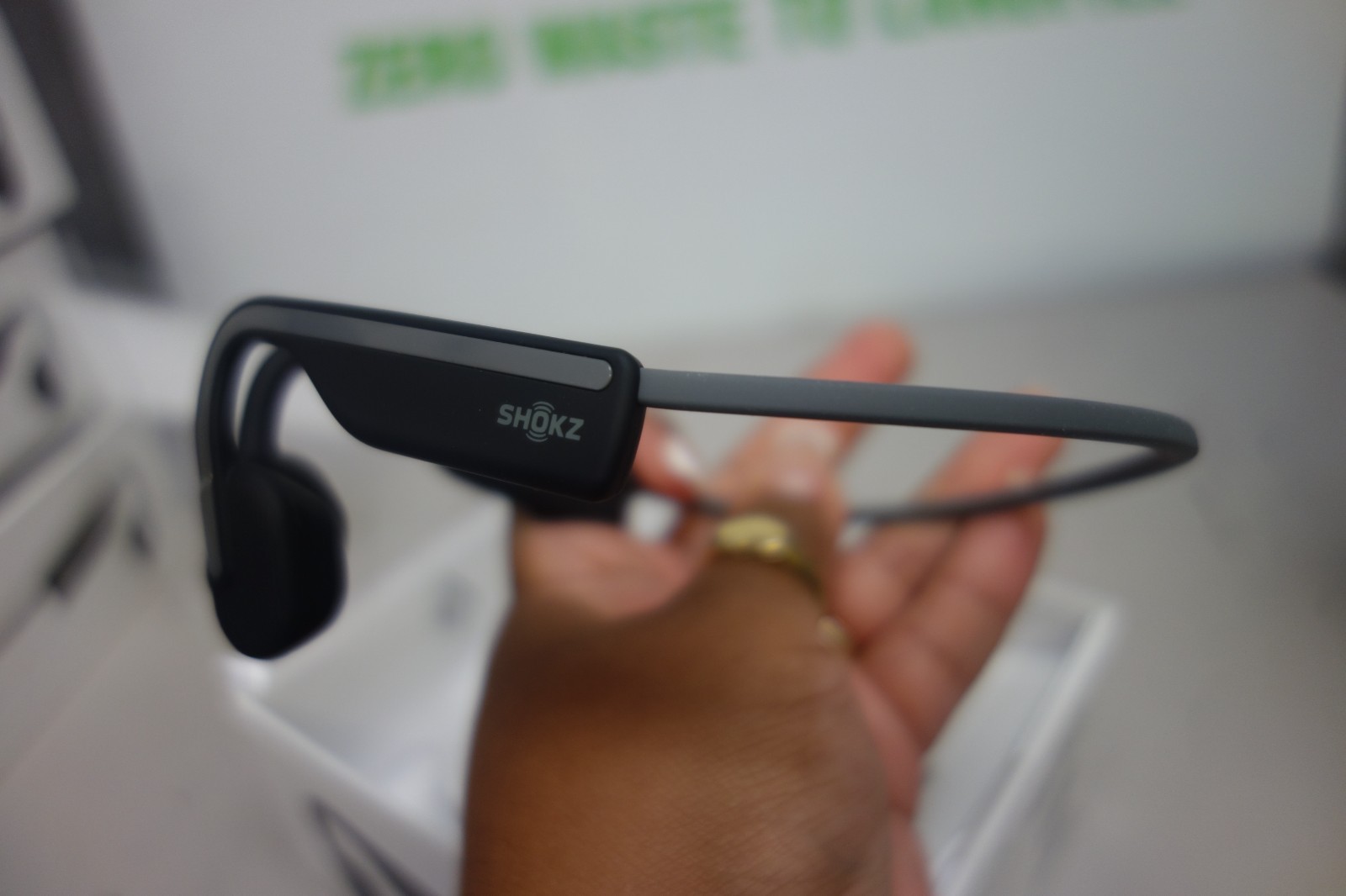 Shokz – OpenMove Bone Conduction Open Ear Lifestyle/Sport Headphone Black S661