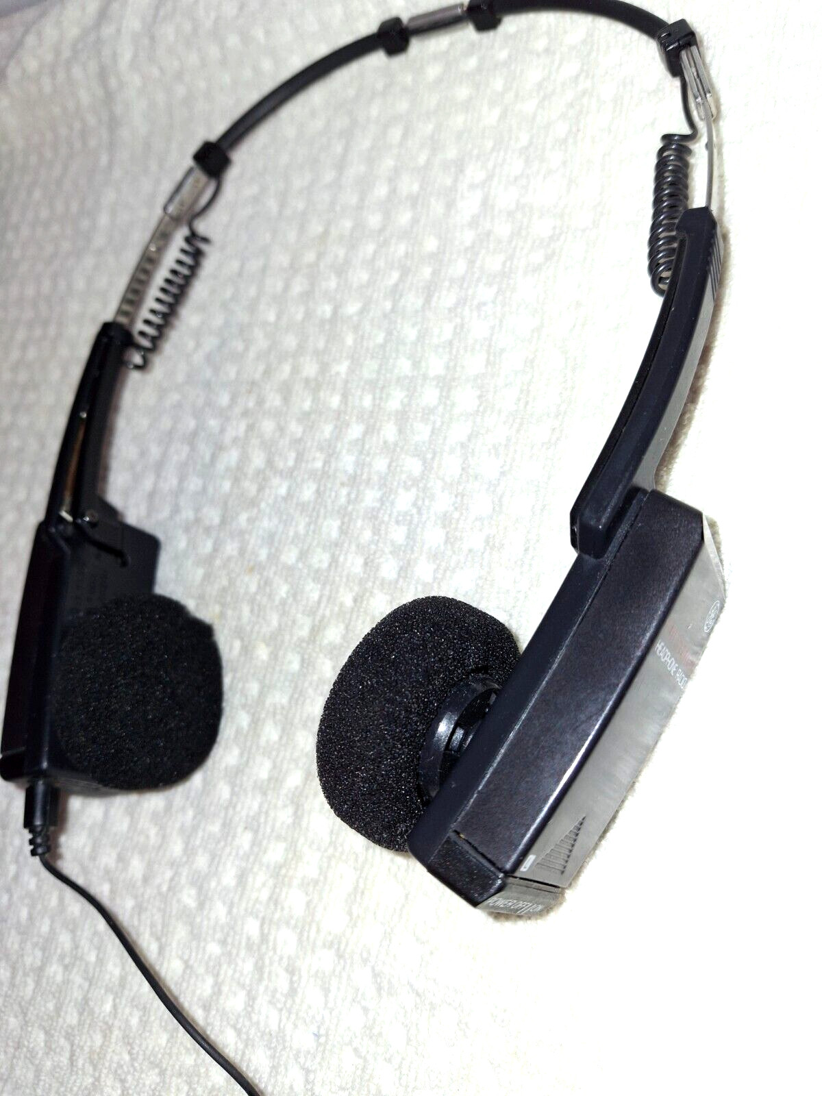 Vintage 1980’s General Electric GE 7-1285 Foldable FM Radio Headphones