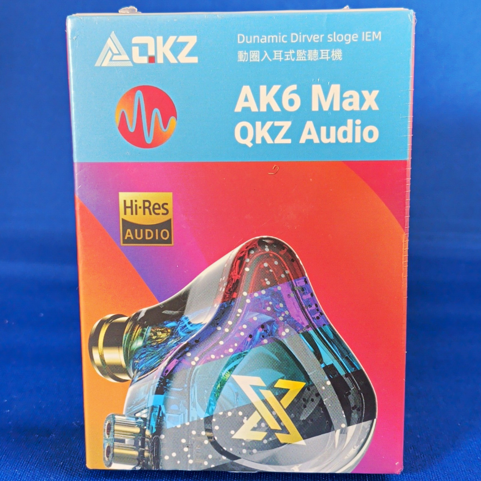 QKZ AK6 Max Transparent In-Ear IEM 3.5mm 2-Pin 10mm Hi-Res Mic
