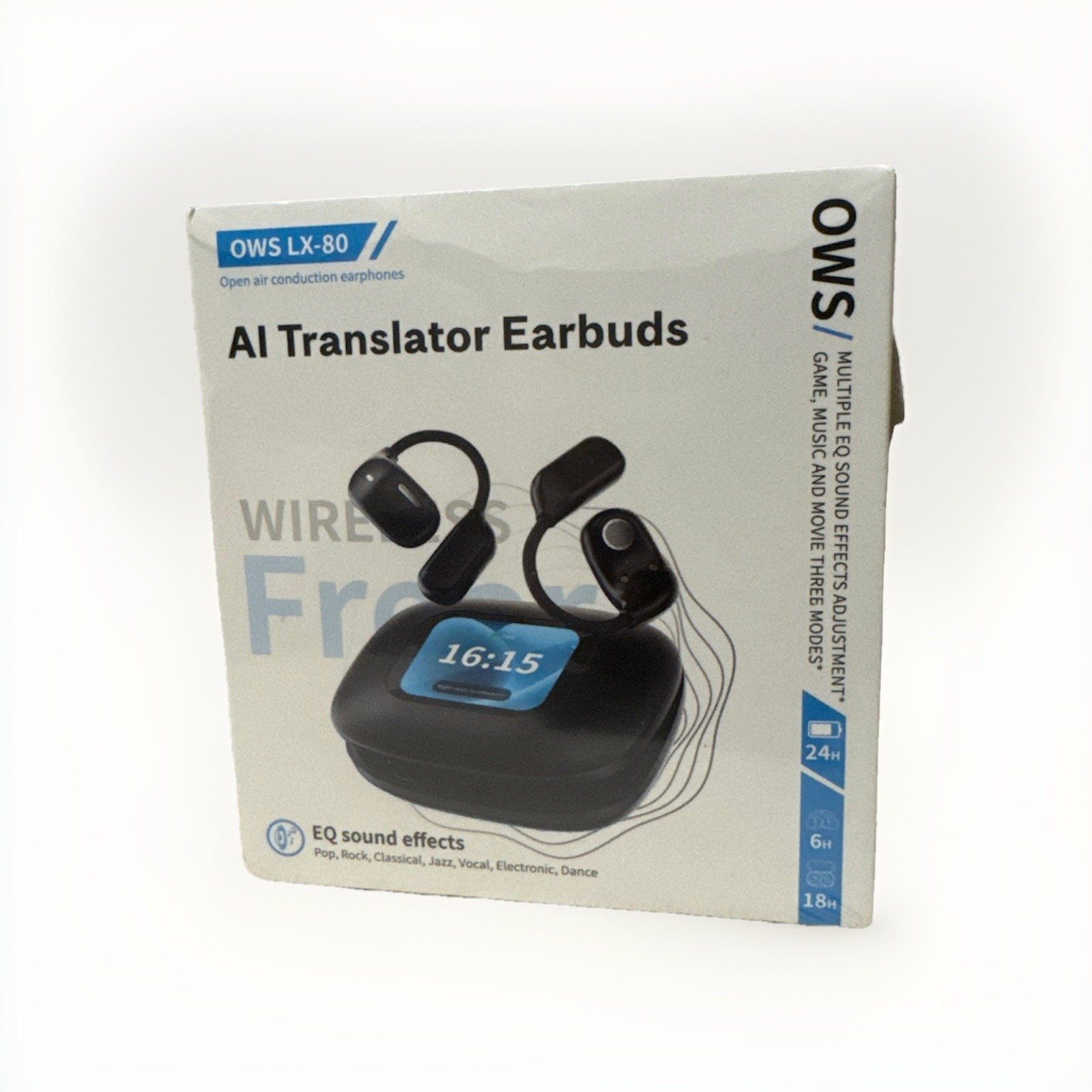 The Ear Earbuds LX80 True Wireless Open Earphones Bluetooth all translation