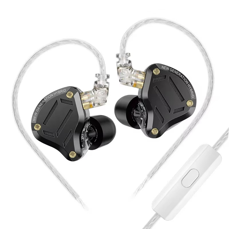 ZS10 Pro 2 HIFI Metal Earphone in Ear Bass Earbud 4-Level Tuning Switch Headphon