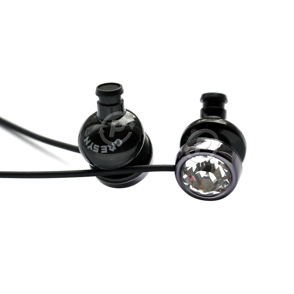 Cresyn Women’s In-Ear Jewelry Headphones With Real Swarovski Crystal embellished