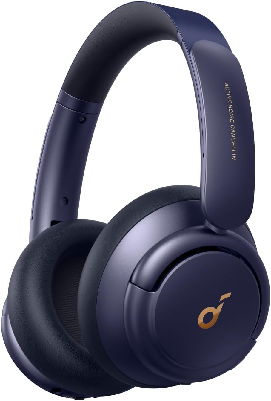 Ultra-Comfortable Life Q30 Headphones with 50H Playtime & Active Noise Control