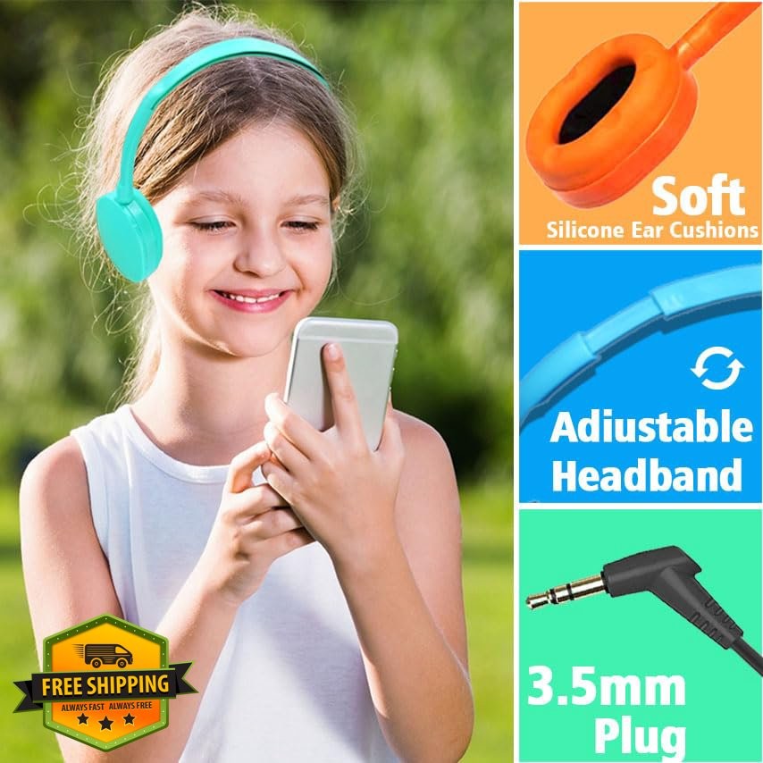 Ladont Classroom Headphones 10 Pack Multicolor
