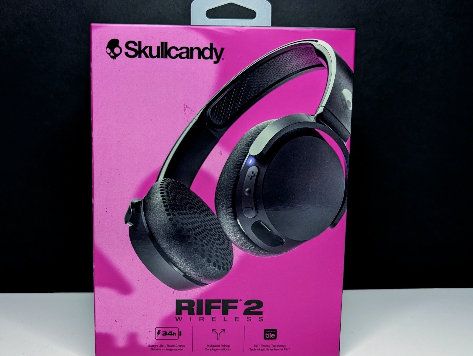 Skullcandy S5PRW-P740 Riff On-Ear Black Headphone