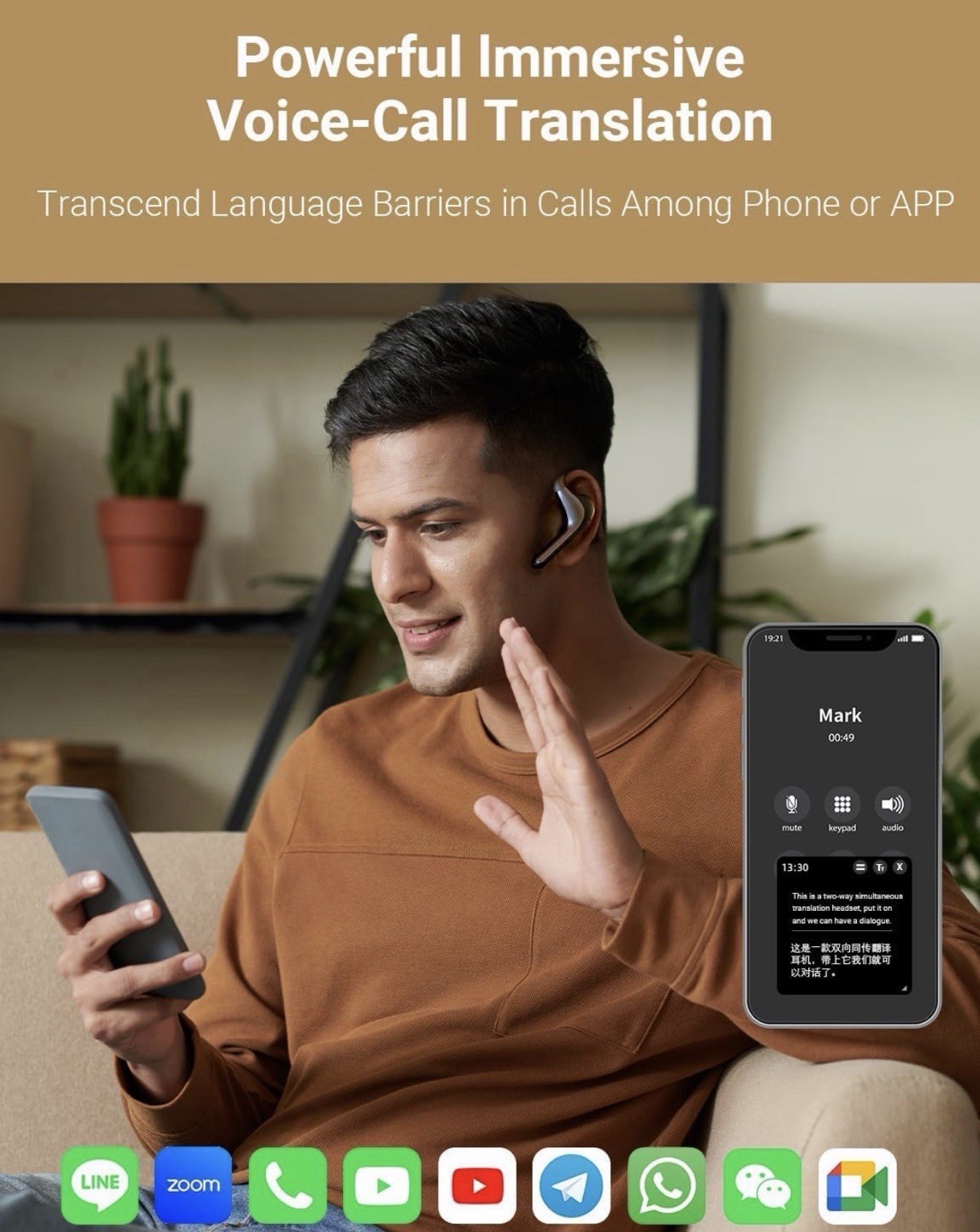 Timekettle W4 Pro AI Interpreter Earbuds, Real-Tim