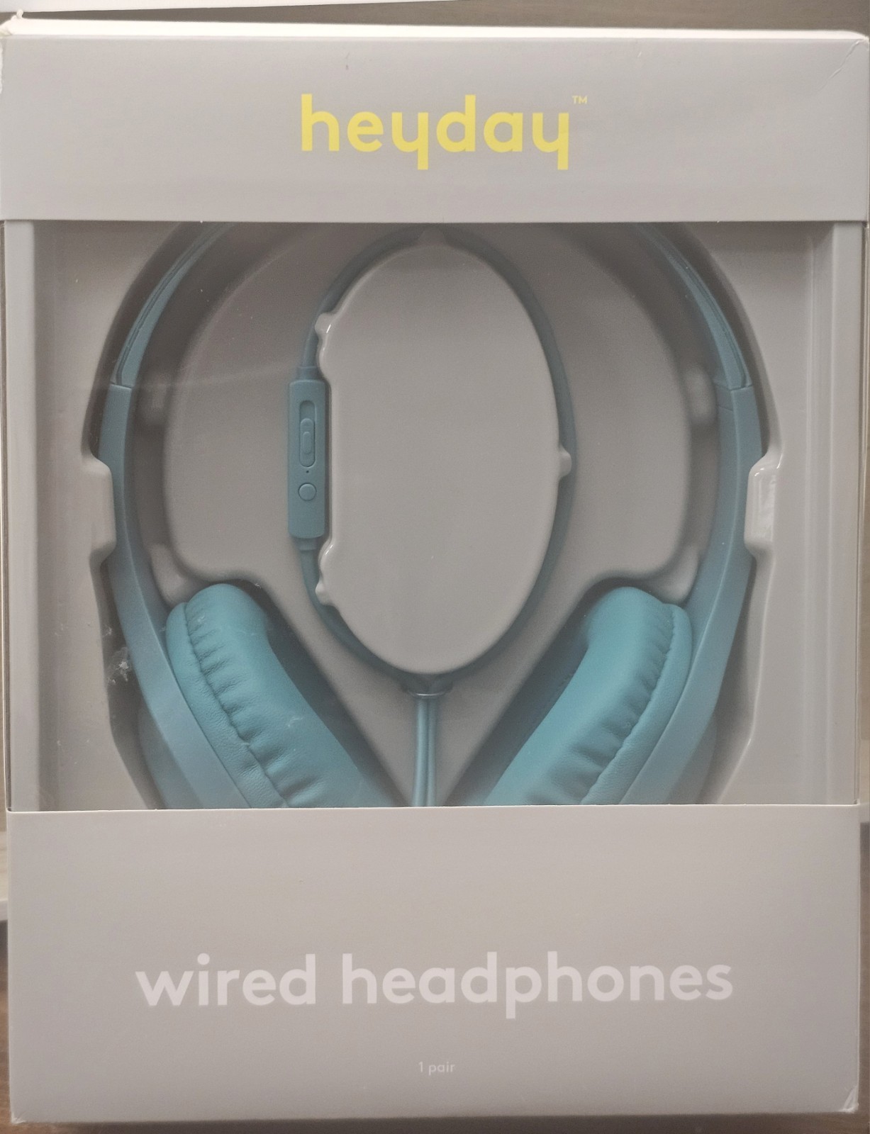 heyday™ Wired On-Ear Headphones – Teal – New