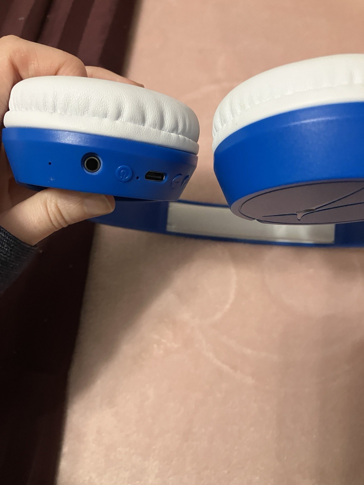 Altec Lansing 1100 Series Blue/White On-Ear Headphones Bluetooth & Wired