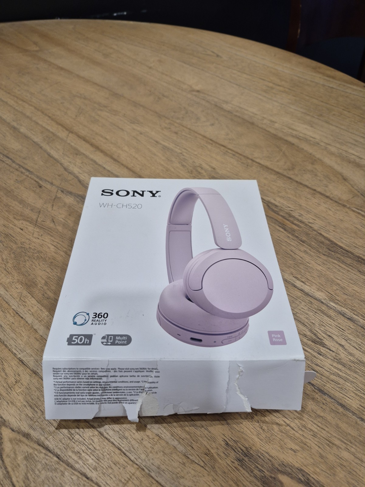 Sony WH-CH520 Over Ear Wireless Bluetooth Headphones WHCH520 – Pink Rose