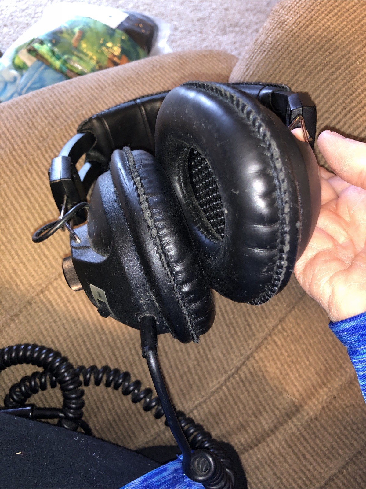 VINTAGE CALRAD STEREO HEADPHONES Model 15-135B VG Condition for Metal Detector ?