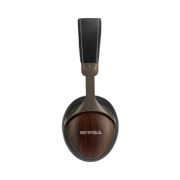 SIVGA SV021 Pro Zebrawood Closed Back HiFi Headphones Wired 50mm OFC Cable