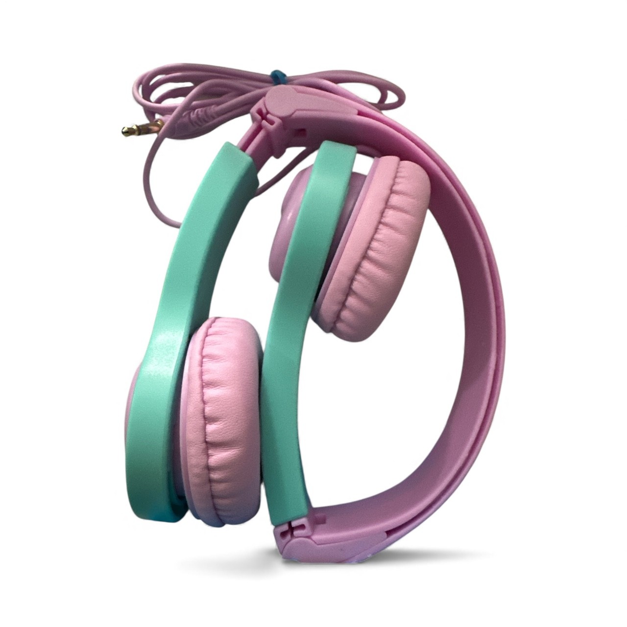 JLab JBuddies Folding Gen 2 Kids Wired Headphones – Purple/Teal