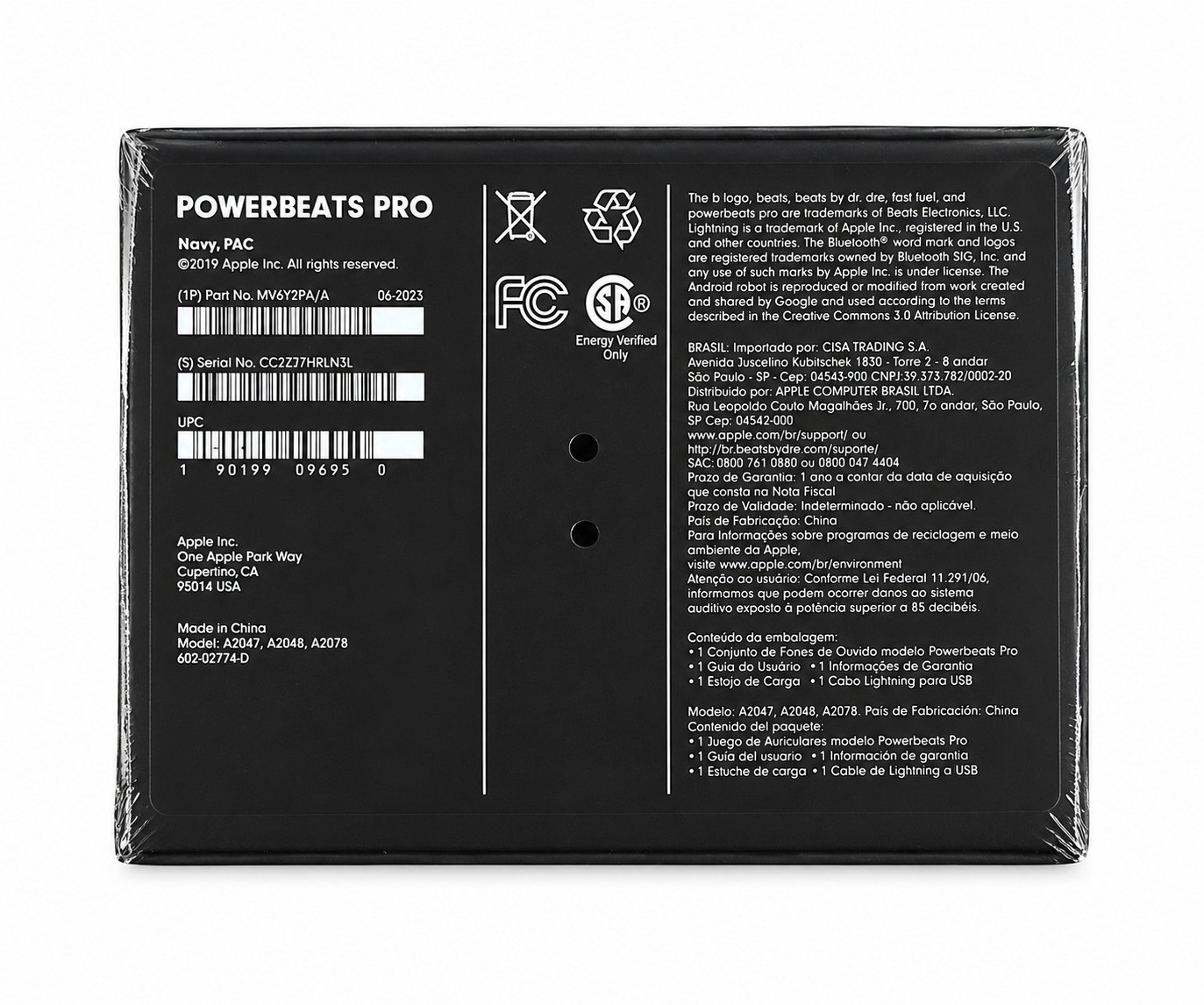 Beats By Dr. Dre Powerbeats Pro Noise-Cancelling Wireless Earphones Navy